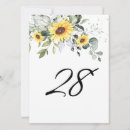 Buscar table number tarjetas e invitaciones Otoño