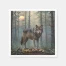 Buscar lobos servilletas Bosque