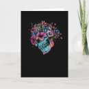 Buscar cráneo tarjetas halloween Floral