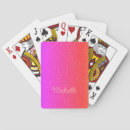 Buscar magenta barajas de cartas Elegante
