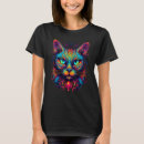 Buscar gato psicodélico camisetas Trippy