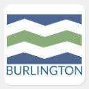 Buscar burlington cuadradas pegatinas Vermont