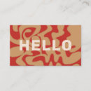 Buscar café retro tarjetas de visita Marrón