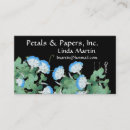 Buscar floral japonés tarjetas de visita Vintage