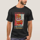 Buscar danza de león camisetas Retro