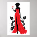 Buscar mujeres y vino posters Elegancia