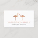 Buscar flamingo tarjetas de visita Elegante