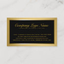 Buscar platino tarjetas de visita Elegante