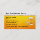 Buscar bebidas alcohólicas tarjetas de visita Cervecería