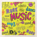 Buscar música posavasos Bocetos