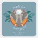Buscar diseño complejo postales Serene yoga elefant motif