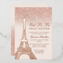 Buscar dulce dieciséis parís invitaciones Ooh la la