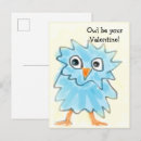 Buscar búho del dibujo animado postales General y unisex