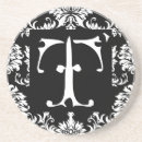 Buscar letra t posavasos Floral