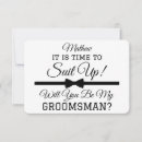 Buscar groomsmen tarjetas Moderno