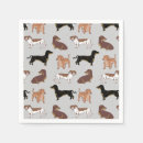 Buscar dachshund servilletas de papel Patrón