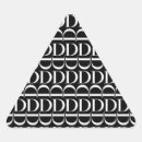 Buscar monogram triangulares pegatinas Elegante