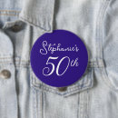 Buscar 50 años chapas Botón de 50 cumpleaños