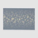 Buscar vintage floral papel de seda Azul