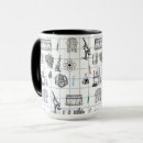Buscar matemático tazas Patrón