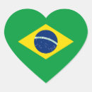 Buscar el brasil corazon pegatinas Mundo