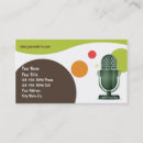 Buscar radio dj tarjetas de visita Retro