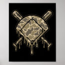 Buscar diamante de béisbol posters Práctica de campo