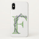 Buscar monograma f iphone fundas Botánico