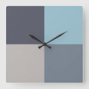 Buscar square relojes de pared Blue