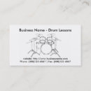 Buscar tambor tarjetas de visita Percusión