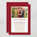 Buscar rojo boda invitaciones Sencillo