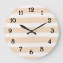 Buscar rayas modernas relojes de pared Blanco