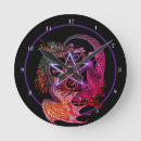 Buscar wiccan relojes de pared Pentáculo