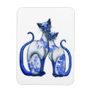 Buscar gatito siamés imanes Azul