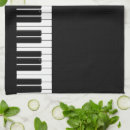 Buscar piano paños de cocina Músico