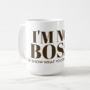 Buscar no soy mandón tazas Cita