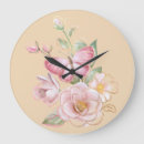 Buscar flores y mariposas relojes de pared Jardín