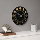 Buscar fases la luna de relojes de pared Lunar