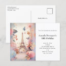 Buscar parís invitaciones de cumpleaños Flores