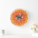 Buscar zinnia relojes de pared Naranja