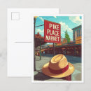 Buscar seattle verticales postales Ilustracion