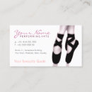 Buscar funcionamiento tarjetas de visita Ballet