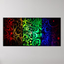 Buscar fluorescente posters Arco iris