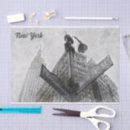 Buscar nueva york papel de seda Acuarela