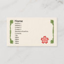 Buscar sakura tarjetas de visita Flores