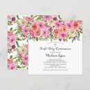 Buscar primera comunión moderna invitaciones Elegante