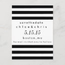 Buscar rayas blancos y negros postales El casarse