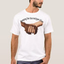 Buscar el sostenerse camisetas Manos
