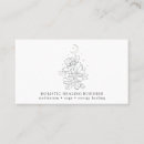 Buscar healing tarjetas de visita Masaje
