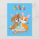 Buscar perro de pascua postales General y unisex